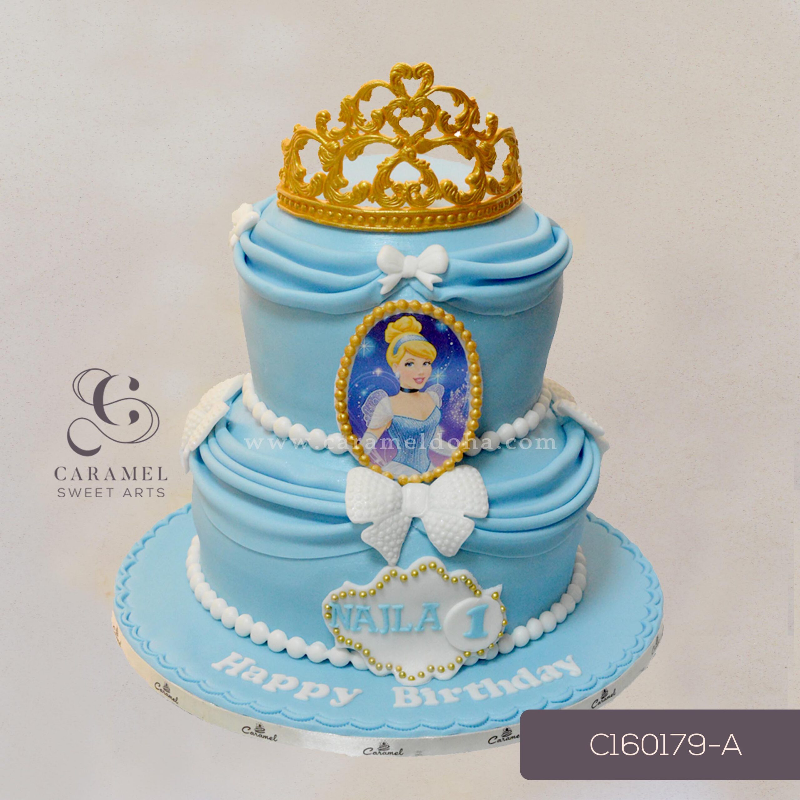 Disney Princess Cinderella Blue Dress Flower Heart Edible Cake Topper – A  Birthday Place