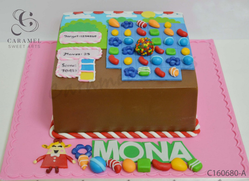 Candy Crush Cake | Made this for a 40th Birthday. | Natasha | Flickr