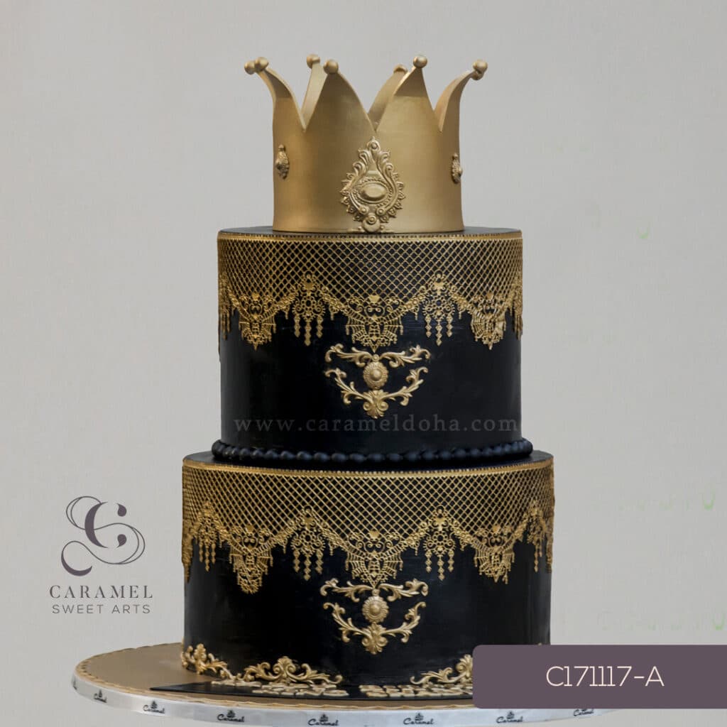 King Crown Cake Caramel Sweet Arts