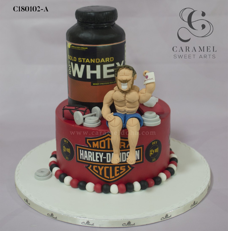 Order Gym Cakes Online | Gym Theme Cakes | Best Birthday Cakes for Gym  Lovers | Customized Gym Cake Design - The Baker's Table