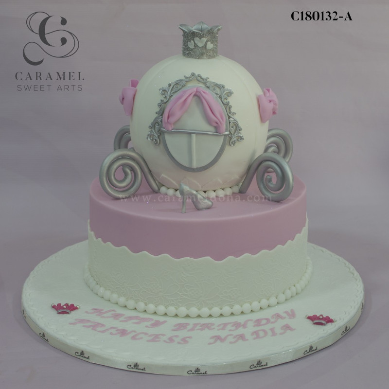 A Cinderella Carriage Cake for a very special little girl!