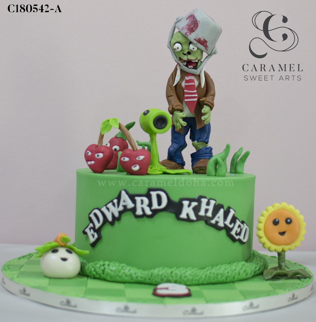 Plants vs Zombie - Edible Birthday Cake OR Cupcake Topper – Edible Prints  On Cake (EPoC)