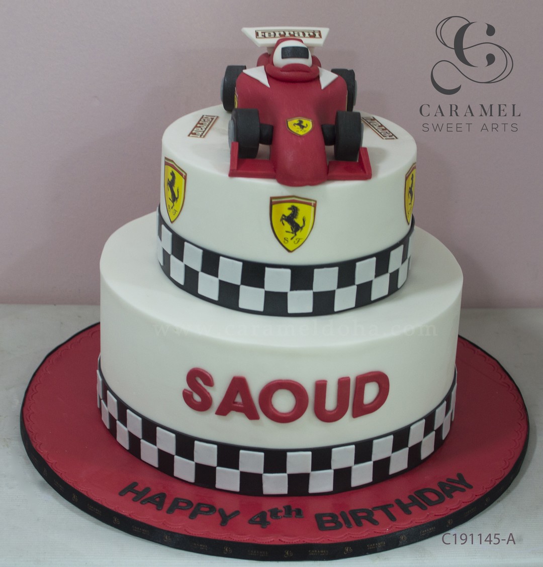 Ferrari Car Shaped Birthday Cake | Winni.in