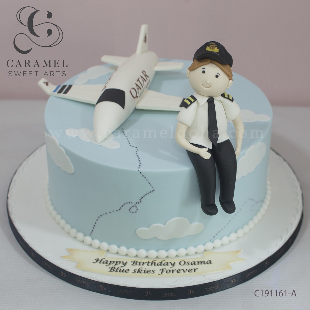 VC 10 plane birthday cake. -