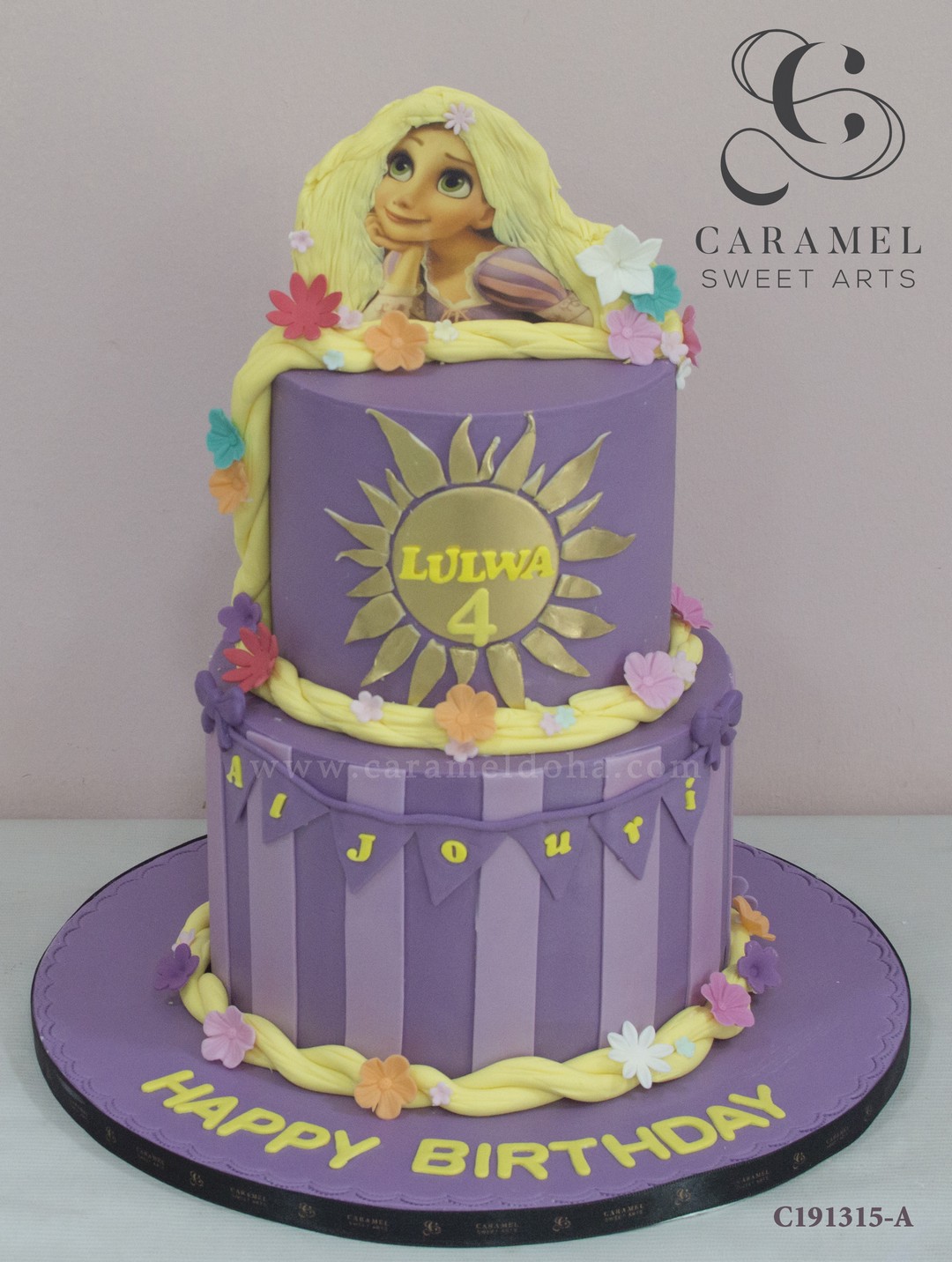 Rapunzel Cake - CakeCentral.com
