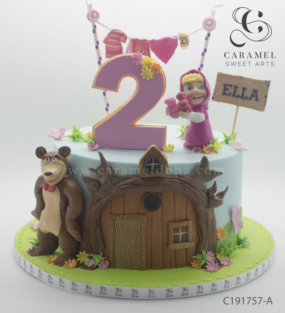 Masha and The Bear Cake – Caramel Sweet Arts