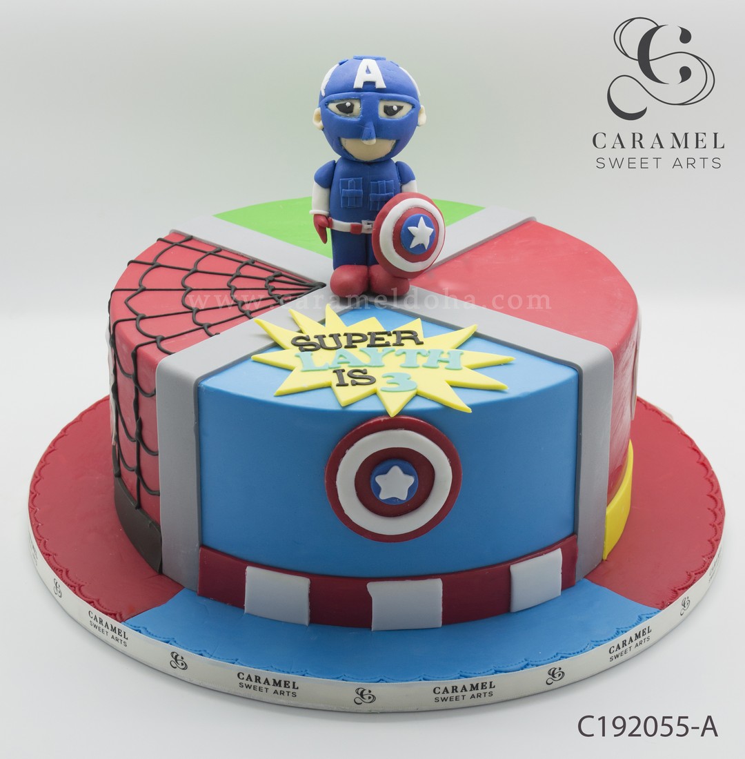 Send Captain America Shield Cake Online - GAL20-95973 | Giftalove