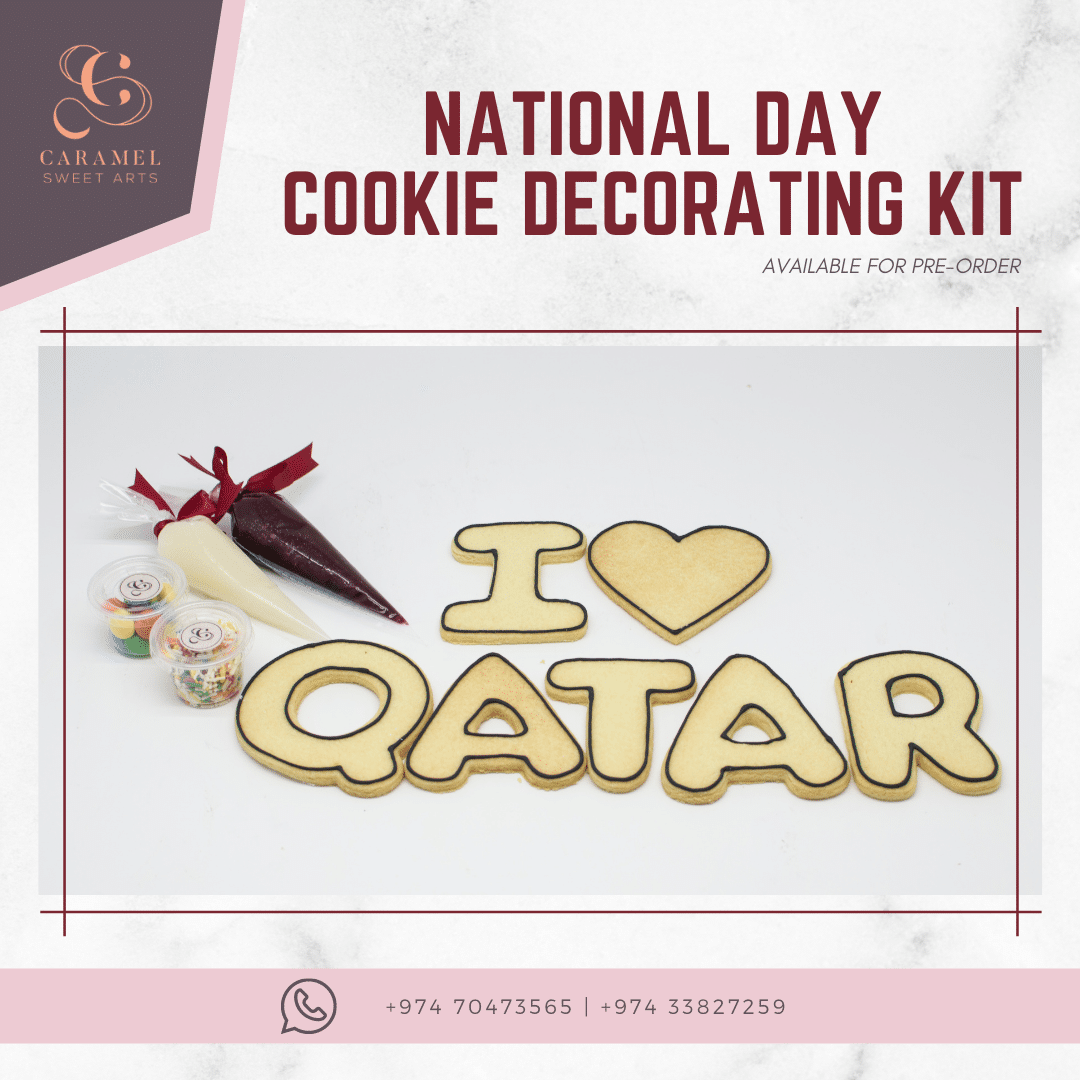Qatar National Day Cookie Decorating Kt Caramel Sweet Arts