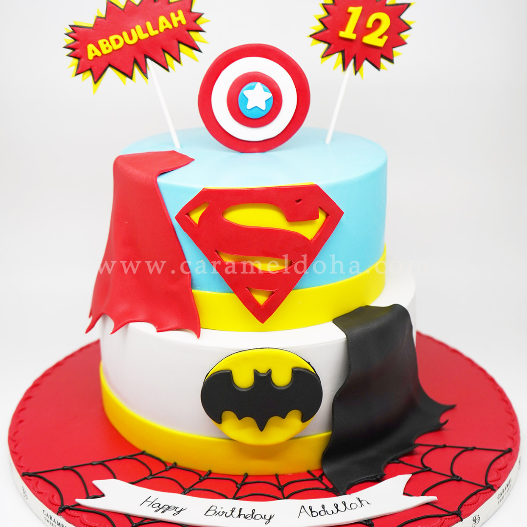 Superheroes Cake – Caramel Sweet Arts
