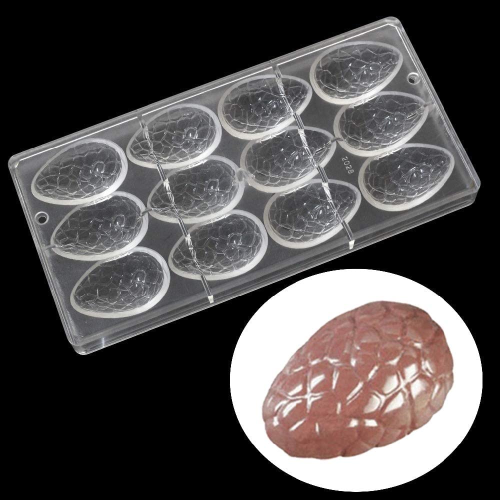 Chocolate Moulds Polycarbonate Sweet Candy Molds Plastic Chocolate Mold  Maker With 21 Half Screw Thread Holes Reusable -aya