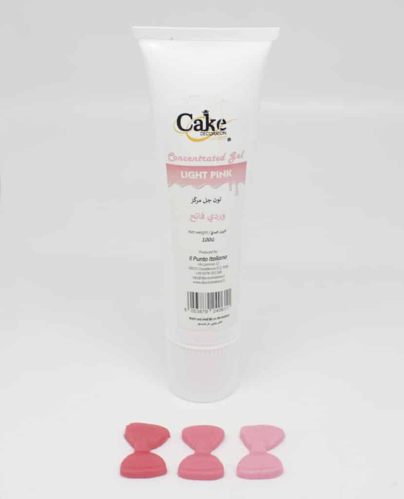 Concentrated Gel LIGHT PINK Colour, 100g Caramel Sweet Arts