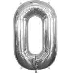 #0 Silver Foil Balloon