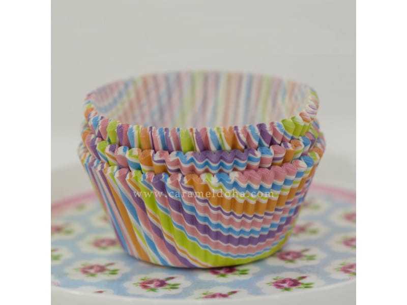 10.e._jp_rainbow__design_cupcake_cases.jpg Rainbow Design Cupcake Cases - Image 1
