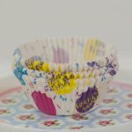 Happy Bday Design Cupcake Cases