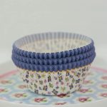 Flag & Flower Design Cupcake Cases