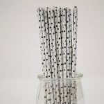 Black Dotted Lollipop Sticks