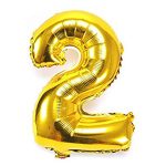 #2 Gold Foil Balloon