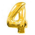 #4 Gold Foil Balloon