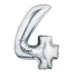 #4 Silver Foil Balloon