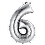 #6 Silver Foil Balloon