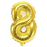 #8 Gold Foil Balloon