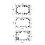 Frame Boarders Set of 3 Cake Stencil