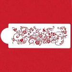 Nature's Vignette Cake Stencil