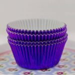 Purple Foil Cupcake Cases