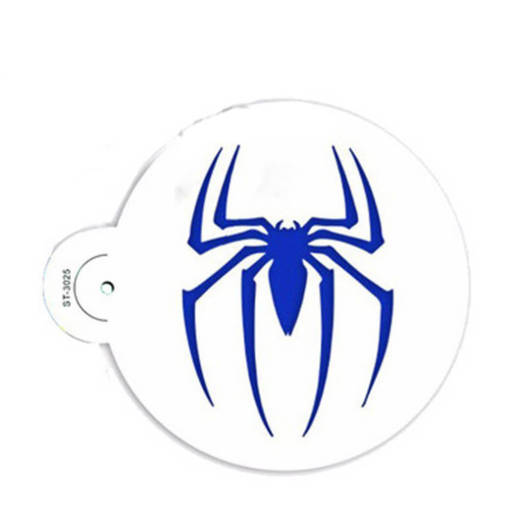 ak_spiderman_logo_cake_stencil.jpg Spidermann Logo Cake Stencil - Image 1