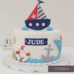 Nautical Baby Shower Themed Cake