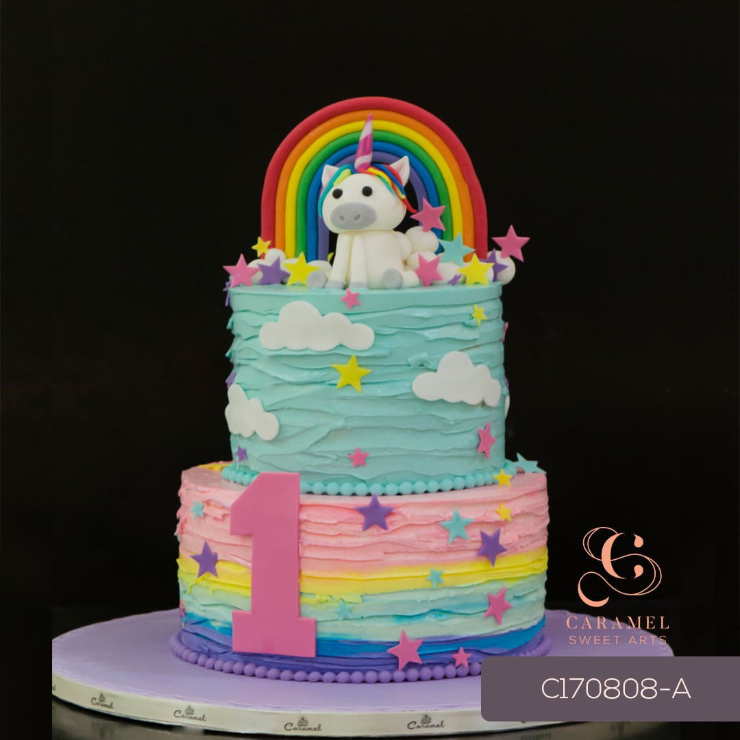 c170808-a_1.jpg Unicorn Themed Cake - Image 1