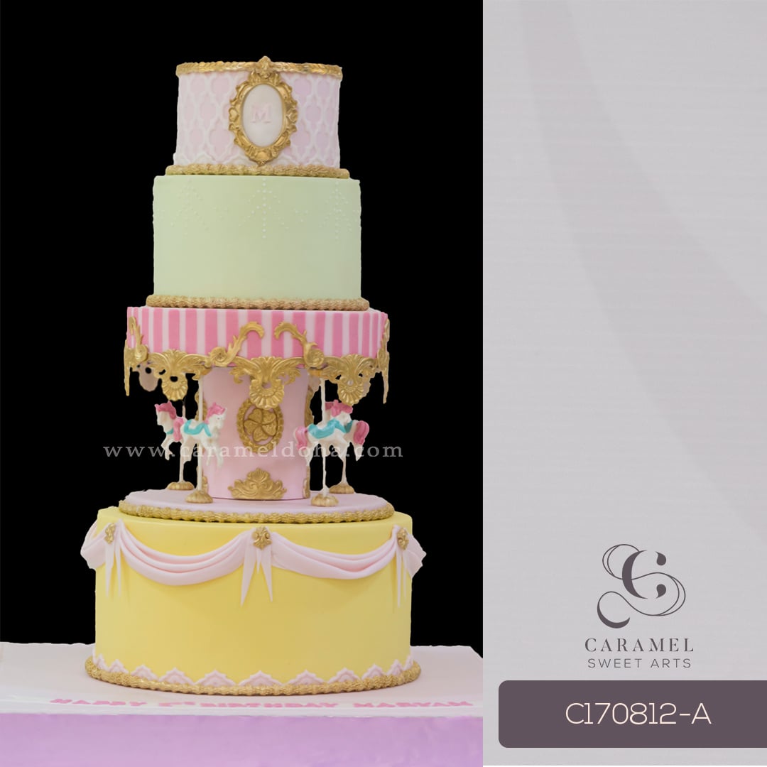 c170812-a_1.jpg Carousel Themed Cake - Image 1