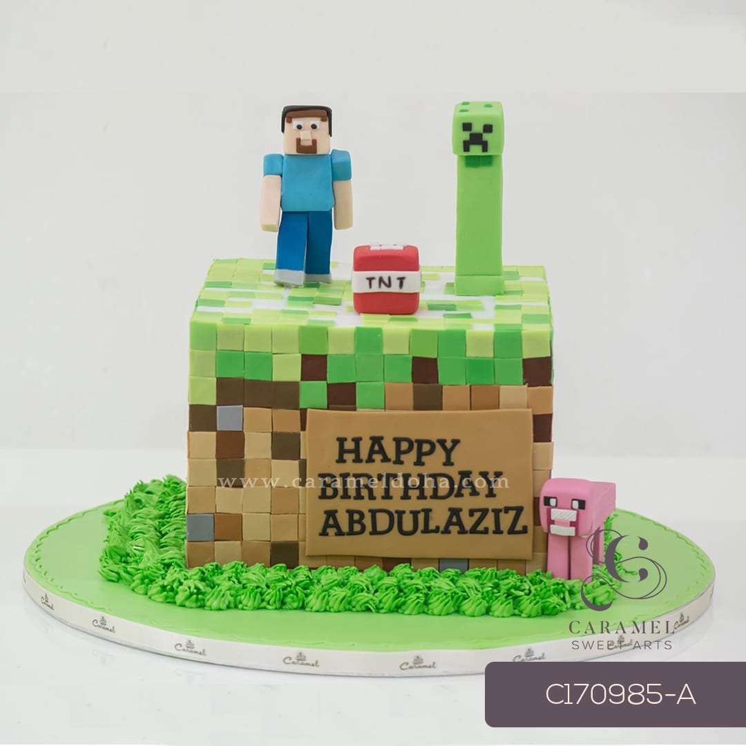 c170985-a_1.jpg Minecraft Cake - Image 1