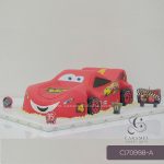3D McQueen Themed Cake