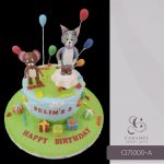 Tom & Jerry Themed Cake