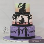 Stages of Love Anniversary Cake