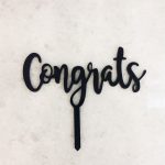 Congrats Cake Topper