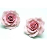Two Large Non Wired Roses White, RP8CM@2WH