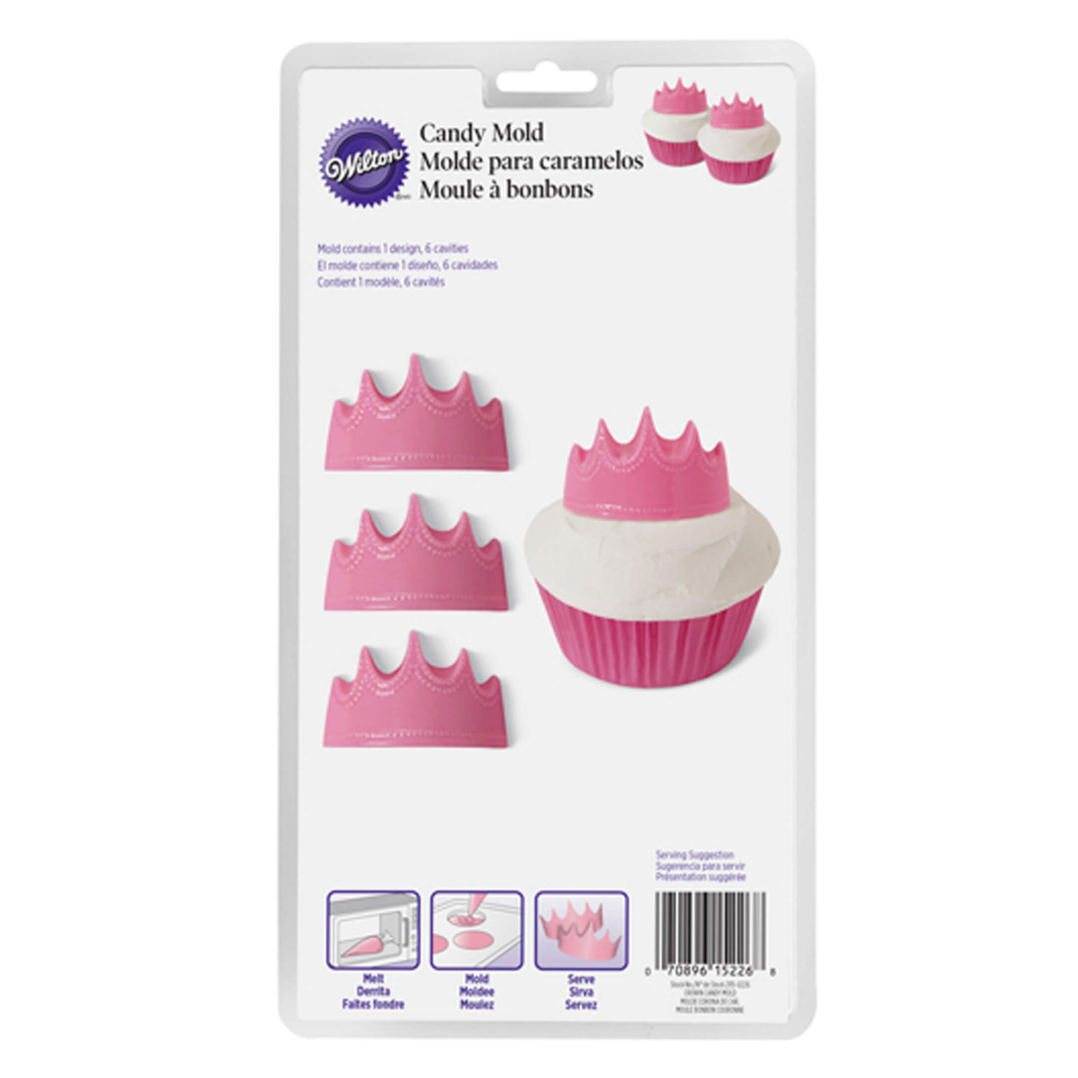 wt_crown_candy_mold.jpg Crown Candy Mold - Image 1