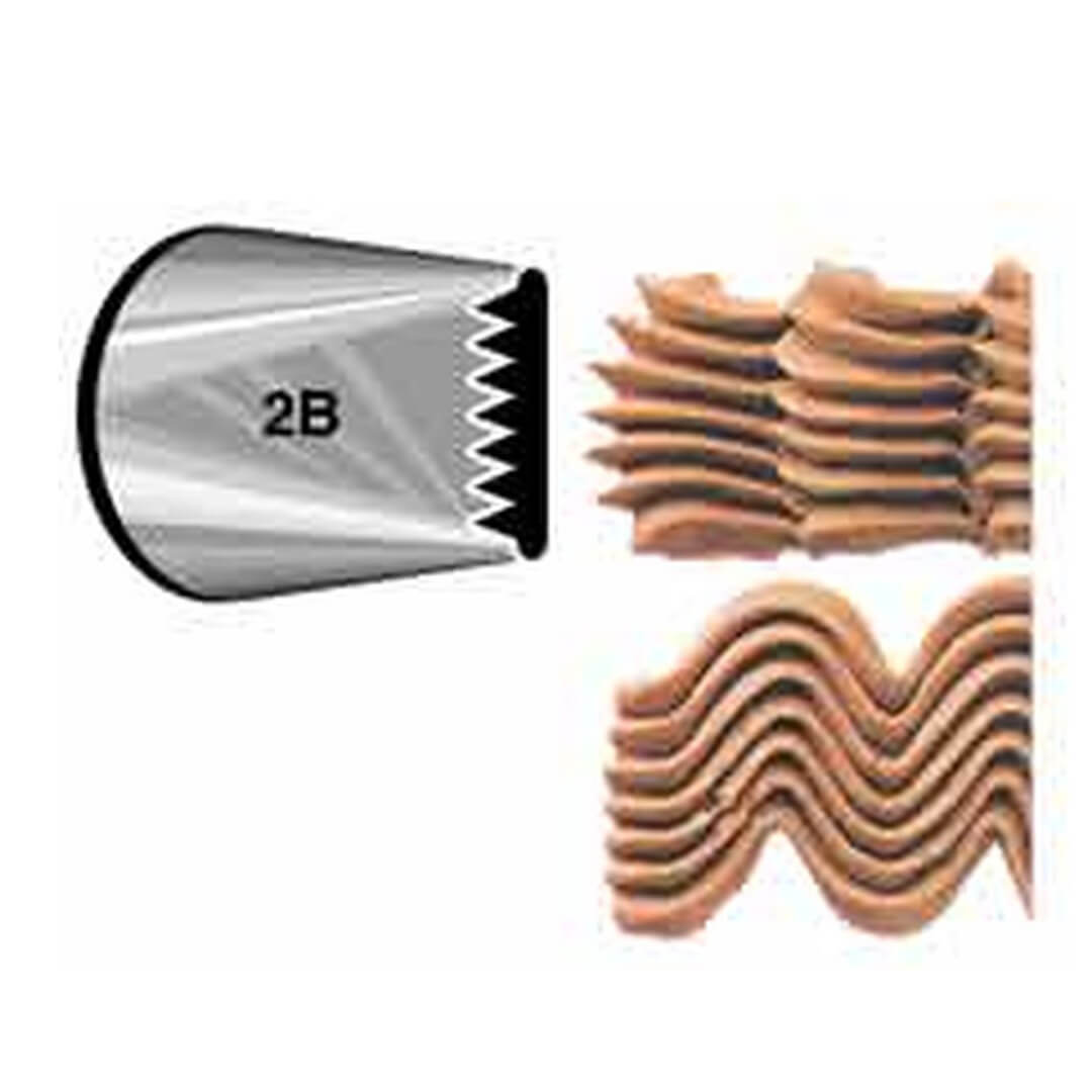 Basket Weave Decorating Tip 2B - Image 1
