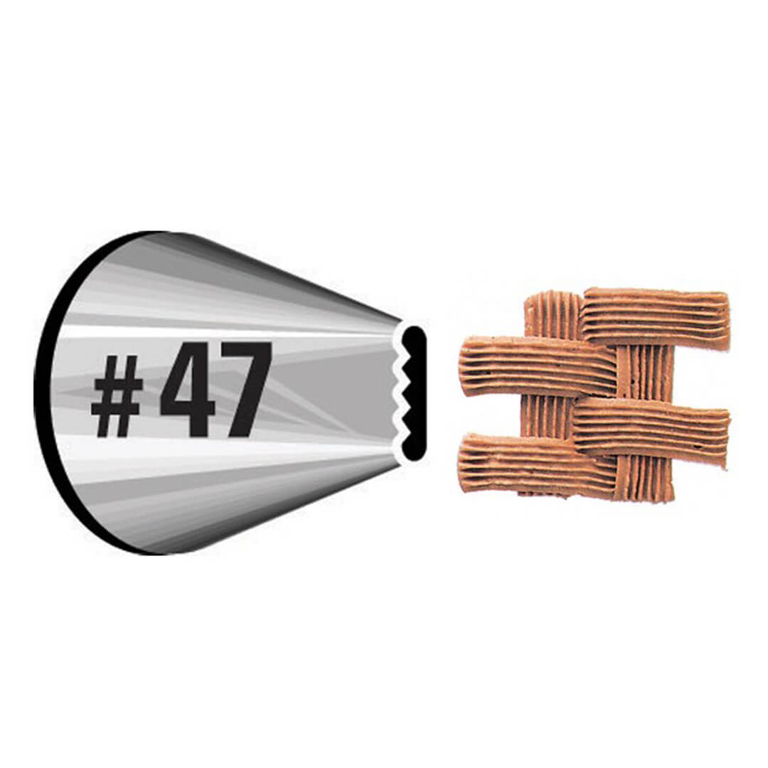Basket Weave Decorating Tip 47 - Image 1