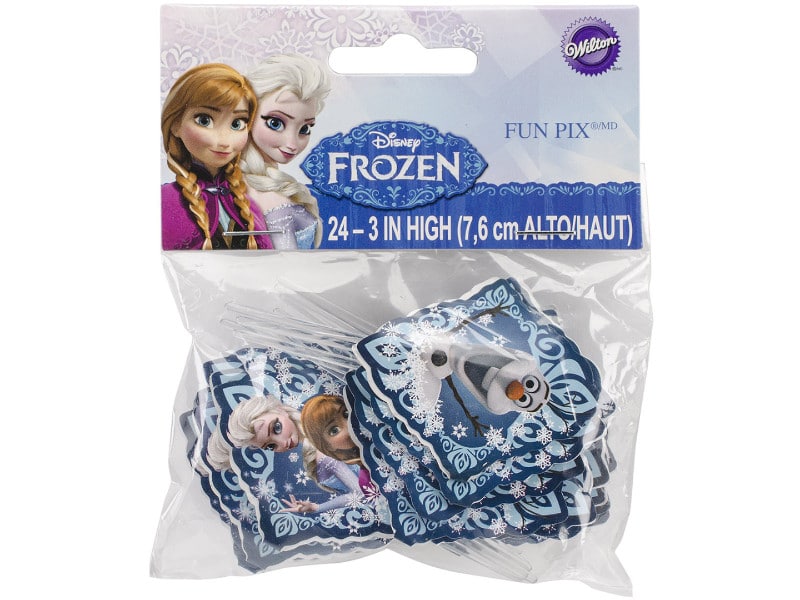 wt_frozen_fun__cupcake_topper_picks.jpg Frozen Fun Cupcake Topper Picks - Image 1