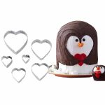 Heart Fondant Double Cut-Outs Cutter Set