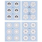 Stick on Flower Nail Template