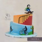 Cycling & Skating Cake