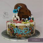 Graffitti Cake