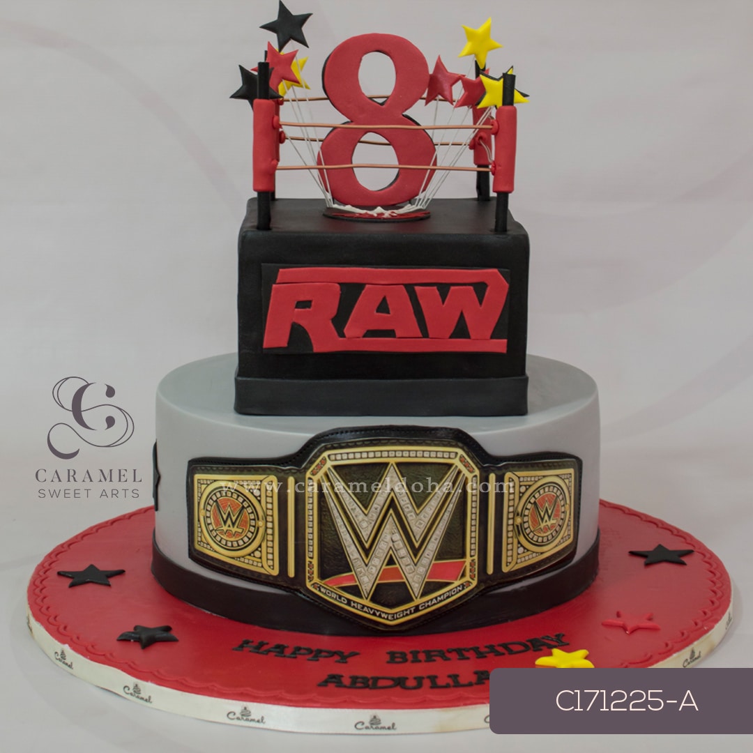 c171225-a.jpg WWE Wresting Cake - Image 1