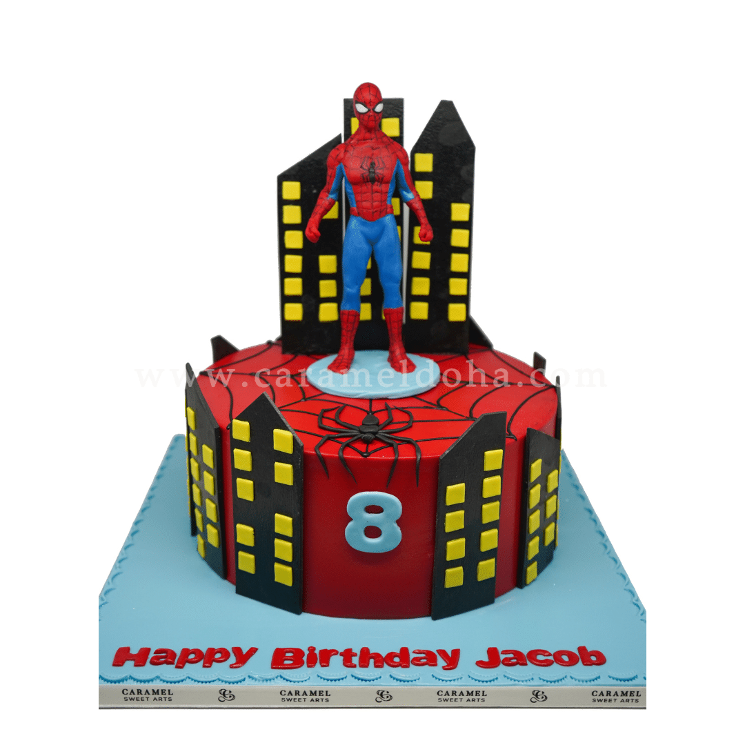 10-10.png Spiderman Cake - Image 1