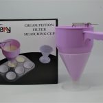 Cream Pistion Filter Measuring Cup