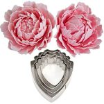 Peony Flower Cutter Set- A327, 4pcs
